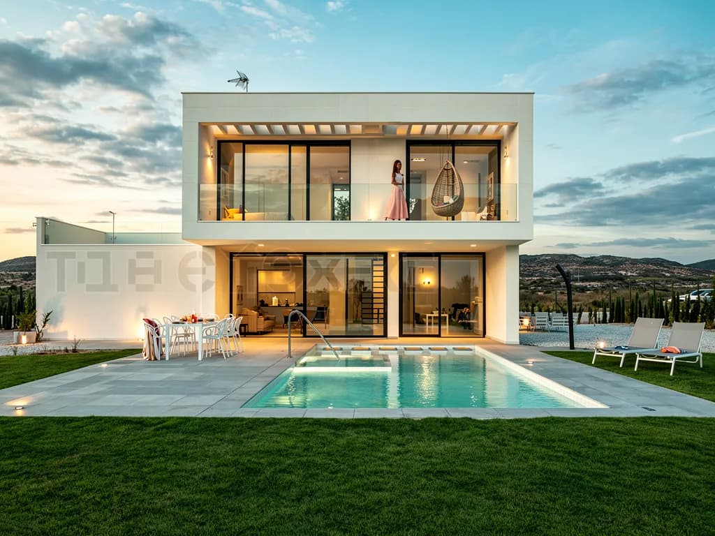 Exclusieve villa met zwembad en golfzicht in Murcia